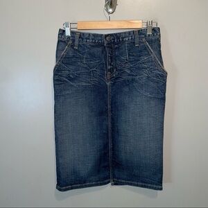 Gap Denim midi Pencil Skirt